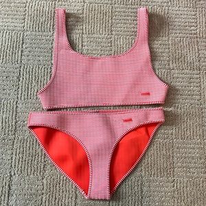 Triangl Striped Bikini Set